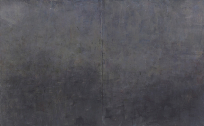 1Ohne Titel, 2015-2, Öl auf Leinwand, Diptychon, 200 x 320 cm